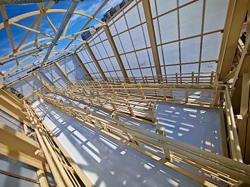 Поверхность после нанесения гидроизоляционного состава ДенсТоп ПУ 228 на конструкцию пандуса