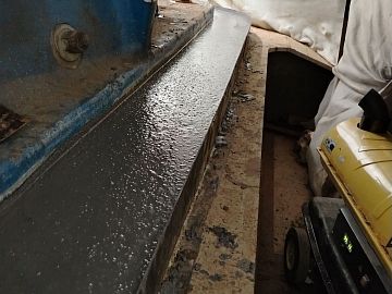 Через 7 дней после заливки Манопокс 337 набирает проектную прочность и считается готовым к эксплуатации, в том числе к нагружению и монтажу оборудования