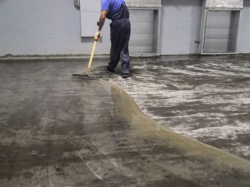 Грунтование предварительно наполненной грунтовкой ДенсТоп ЭП 104