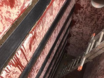 Армошел КВ 500, монтированный на внутреннюю поверхность резервуара как дополнительное армирование