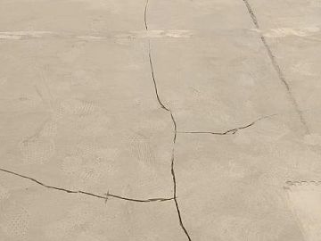 Основание после шлифовки, основные дефекты