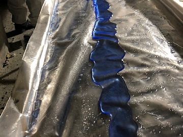 Процесс пропитки волокна