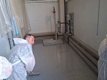 Нанесение состава с последующий прокаткой игольчатым валиком