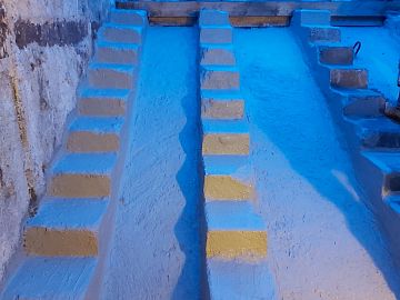 Готовый участок с нанесенным материалом