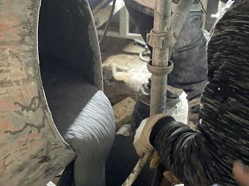 Распределение состава Стармекс ФМ 100 по ведрам для дальнейшего перемешивания