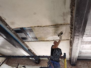 Нанесение грунтовки Пирошел Бонд